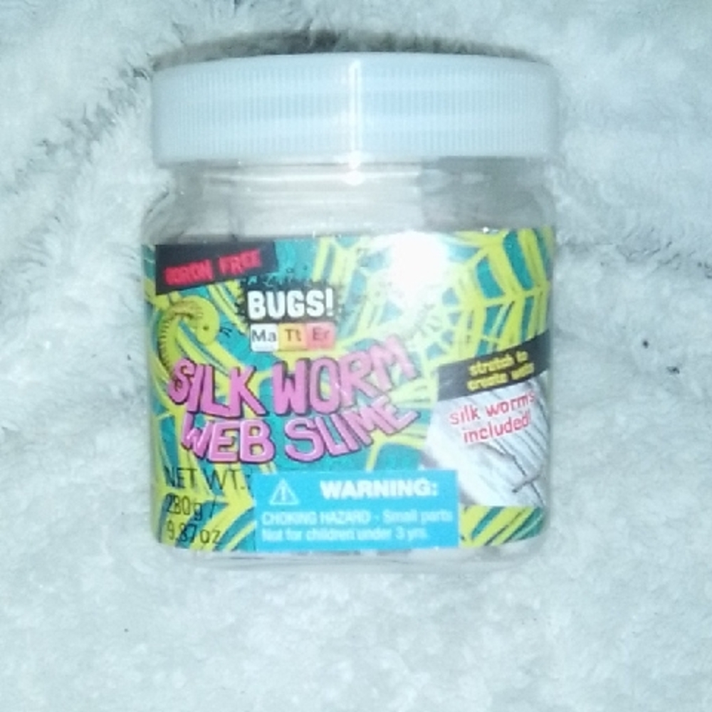 🌻5/$10 Source Unknown Silk Worm Web Slime - Multicolor